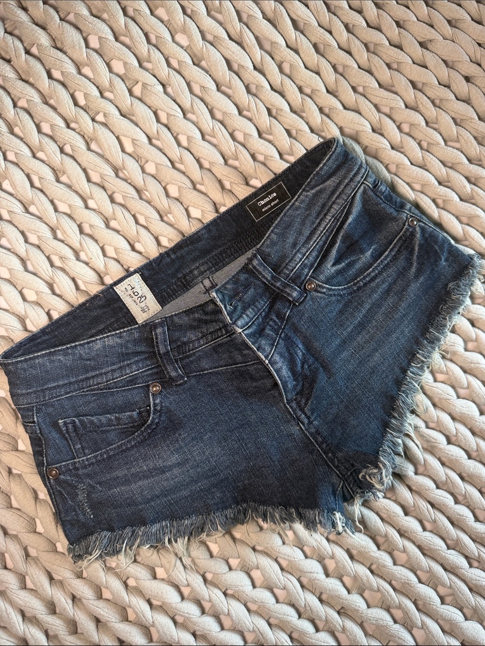 Vintage Volcom Low Rise Micro Shorts size 25